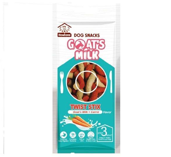 Gnawlers Goat's Milk - סטיקים בצורת צמה על בסיס חלב עיזים בתוספת טאורין