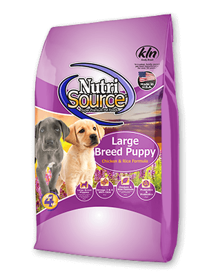 Nutri Source נוטרי סורס - עוף ואורז - לגורים מגזע גדול