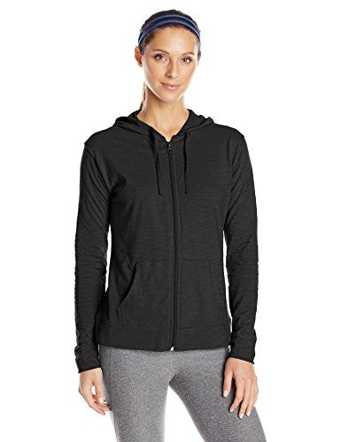 Hanes women's jersey full 2025 zip hoodie