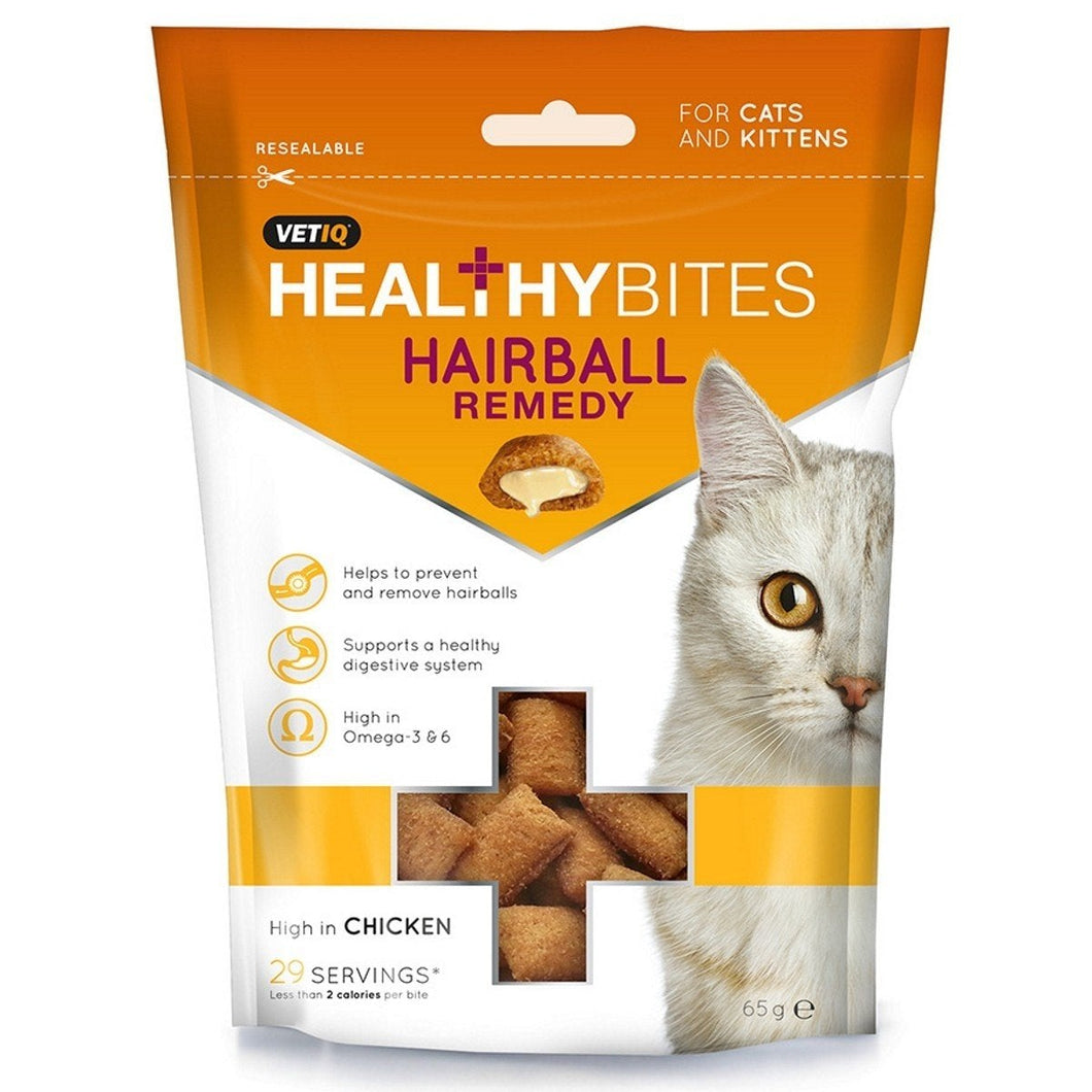 VetIQ Healthy Bites - חטיף בריאות למניעת כדורי שיער
