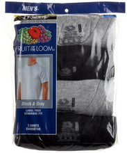 Fruit of the Loom מארז של 4 חולצות טי-שירט צווארון עגול