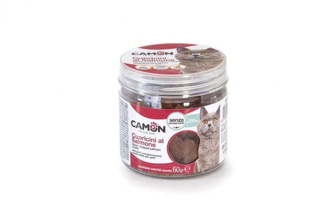 Camon מארז לבבות סלמון ללא גלוטן וחומר משמר - בתוספת טאורין