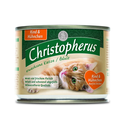 Christopherus קריסטופרוס - שימורים ללא דגנים וגלוטן לחתול - 200 גרם