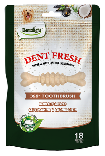 Dental Light דנט פראש - חטיף דנטלי מועשר בגלוקוזמין לחיזוק המפרקים