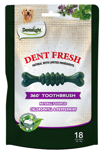 Dental Light דנט פראש - חטיף דנטלי מועשר בכלורופיל ומנטה לנטרול ניחוח פה