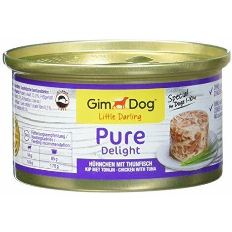 Gim Dog ליטל דארלינג - מעדן מזון רטוב לכלב - עוף וטונה