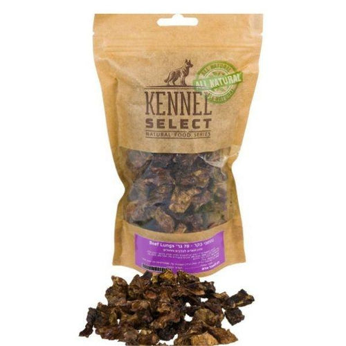 Kennel Select 70 גרם קאנל סלקט - חטיף ריאות בקר 100% טבעי