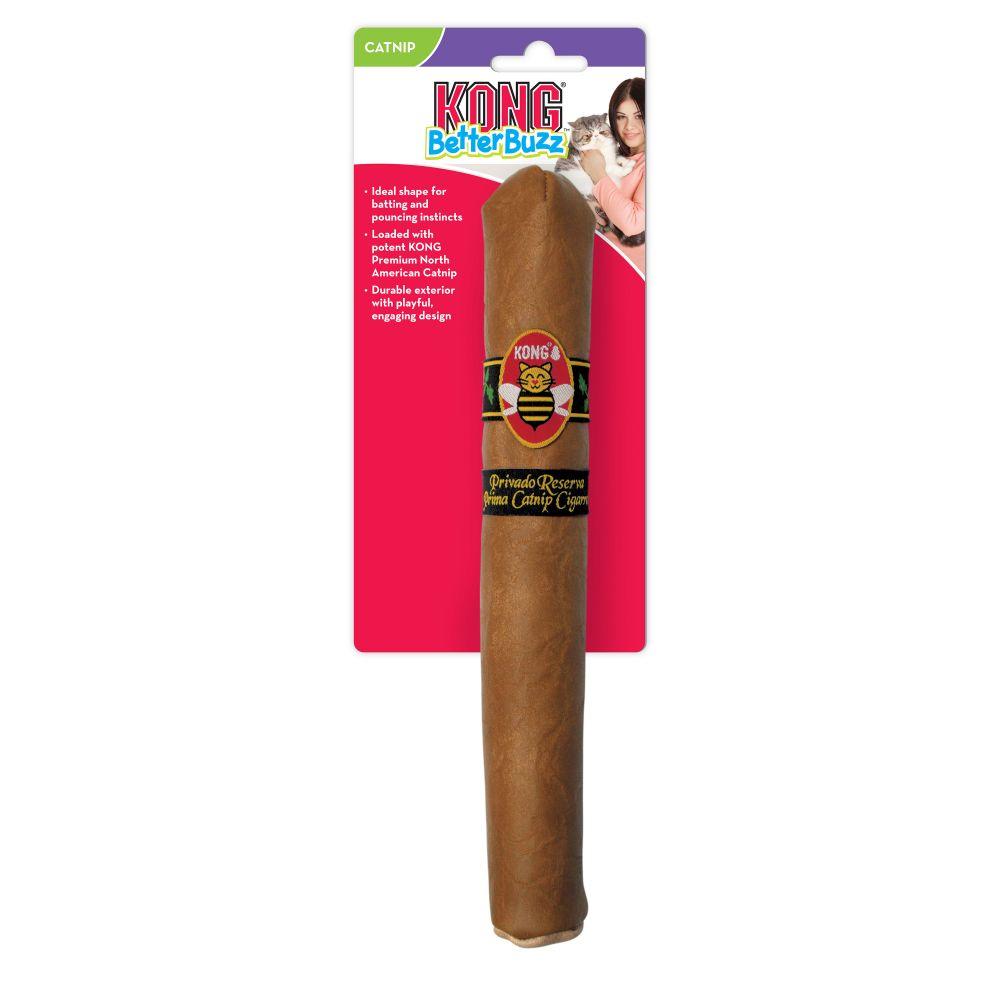 Kong משחקים לחתול סיגר עם קטניפ קונג - צעצוע בצורת סיגר עם קטניפ לחתול