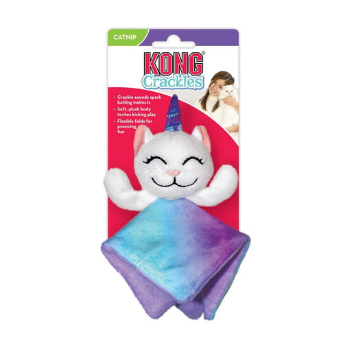 Kong משחקים לחתול בובת חד קרן קונג - בובת חד קרן עם קטניפ לחתול למשחק והתכרבלות