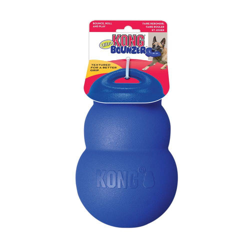 Kong משחקים לכלב כחול קונג באונזר - צעצוע לחיץ, קופצני ועמיד במיוחד לכלב