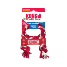 Kong משחקים לכלב קונג - עצם עם חבל אחיזה דנטלי לכלבים