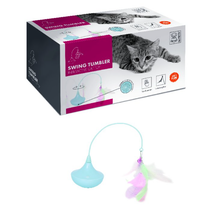 M-PETS משחקים לחתול כחול משחק אינטרקטיבי לחתול - סווינג