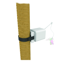 M-PETS משחקים לחתול 110x70x70 משחק אינטרקטיבי לחתול - מתקן גירוד עם חיישן, נוצה, רטט וצלילים