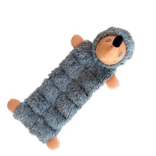 M-PETS משחקים לכלב בובה 43 ס״מ בובה לכלב מצפצפת - סקיני אריזו