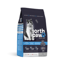 North Paw נורט פאוו - עוף ודגים ללא דגנים - לחתולים מבוגרים ובוגרים - דיאט