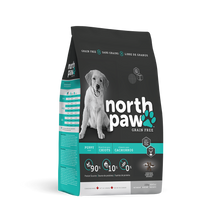 North Paw נורט פאוו - עוף ודגים ללא דגנים בתוספת פרוביוטיקה - לכלבים גורים