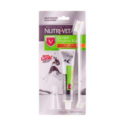 Nutri Vet טיפוח לכלב סט הגיינה נוטרי וט - סט להגיינת הפה