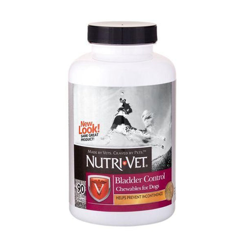 Nutri Vet 90 טבליות נוטרי וט - טבליות בטעם כבד לחיזוק ומניעת דליפות שתן לכלב