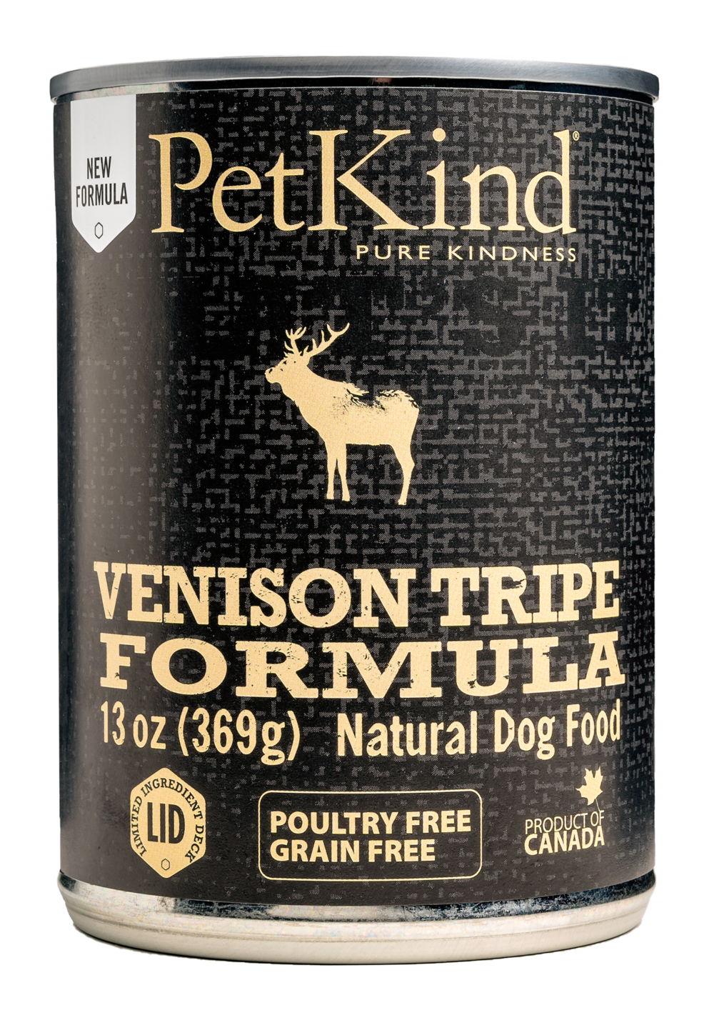 pet kind פט קיינד - שימורים פרימיום ללא דגנים - פטה צבי