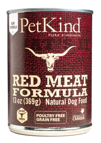 pet kind פט קיינד - שימורים פרימיום ללא דגנים - פטה בשר אדום