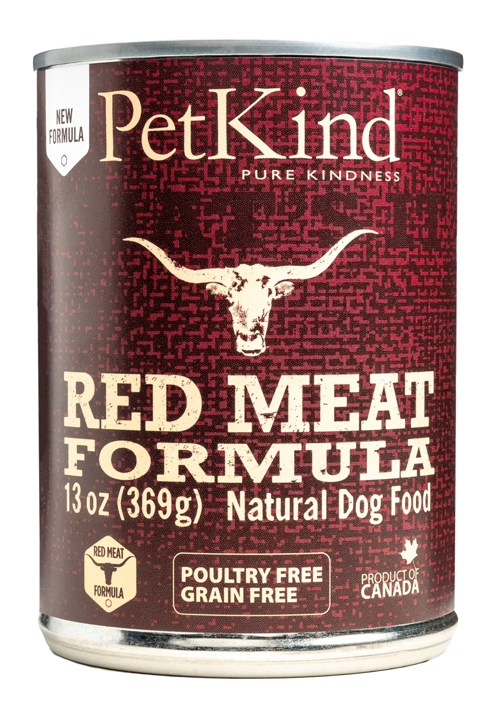 pet kind פט קיינד - שימורים פרימיום ללא דגנים - פטה בשר אדום