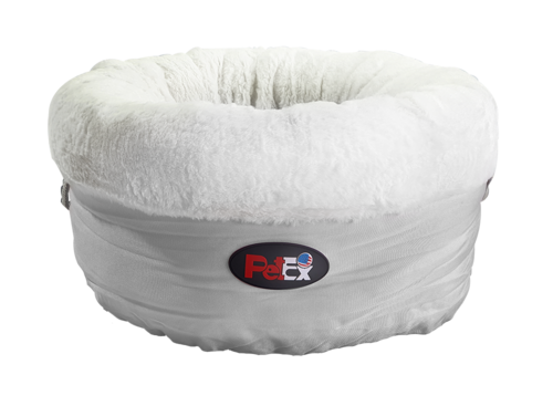 PetEx 50X50 מיטת Spun Sugar יוקרתית לכלבים בצבע אפור