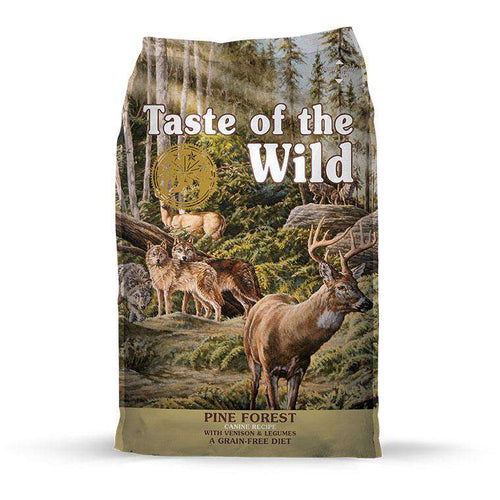 Taste of the Wild 12.2 ק״ג טייסט אוף דה ווילד - בשר צבי ועדשים - לכלבים בוגרים