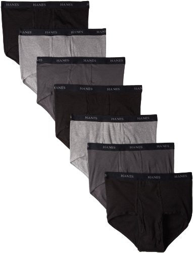 Hanes Men's 7-Pack Ultimate FreshIQ Full-Cut Briefs - Colors May Vary
