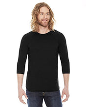 American Apparel Men's Unisex Poly-Cotton Raglan T-Shirt