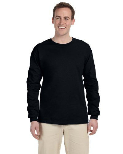 Fruit of the Loom Mens 100% Cotton HD Long Sleeve T-Shirt