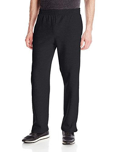 Fruit of the Loom Men's Pocketed Open-Bottom Sweatpant