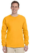 Fruit of the Loom Mens 100% Cotton HD Long Sleeve T-Shirt