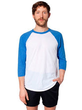 American Apparel Men's Unisex Poly-Cotton Raglan T-Shirt