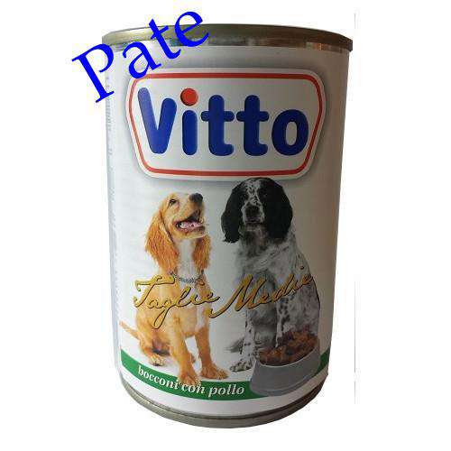 Vitto 400 גרם ויטו שימורים פטה עוף לכלב