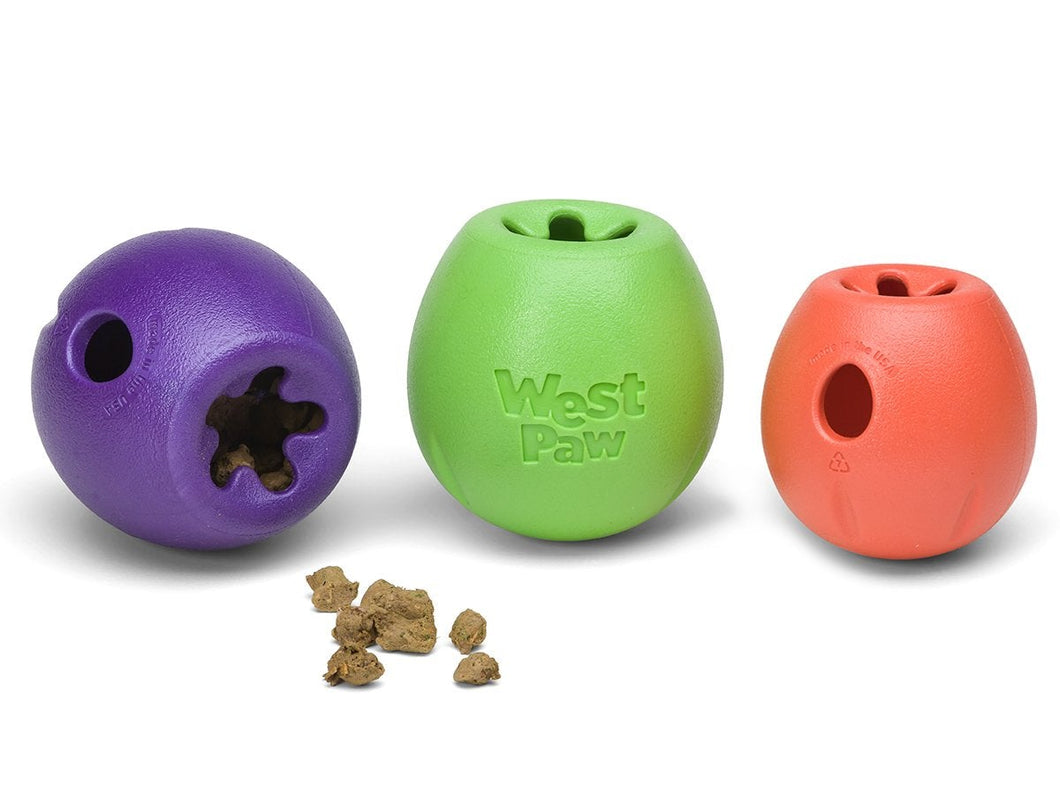 West Paw משחקים לכלב ווסט פאו - צעצוע קונג לכלב מסוג ראמבל