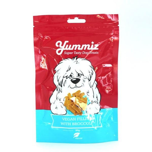 Yummiz חטיף יאמיז לכלבים - פילה טבעוני עם ברוקולי - Yummiz