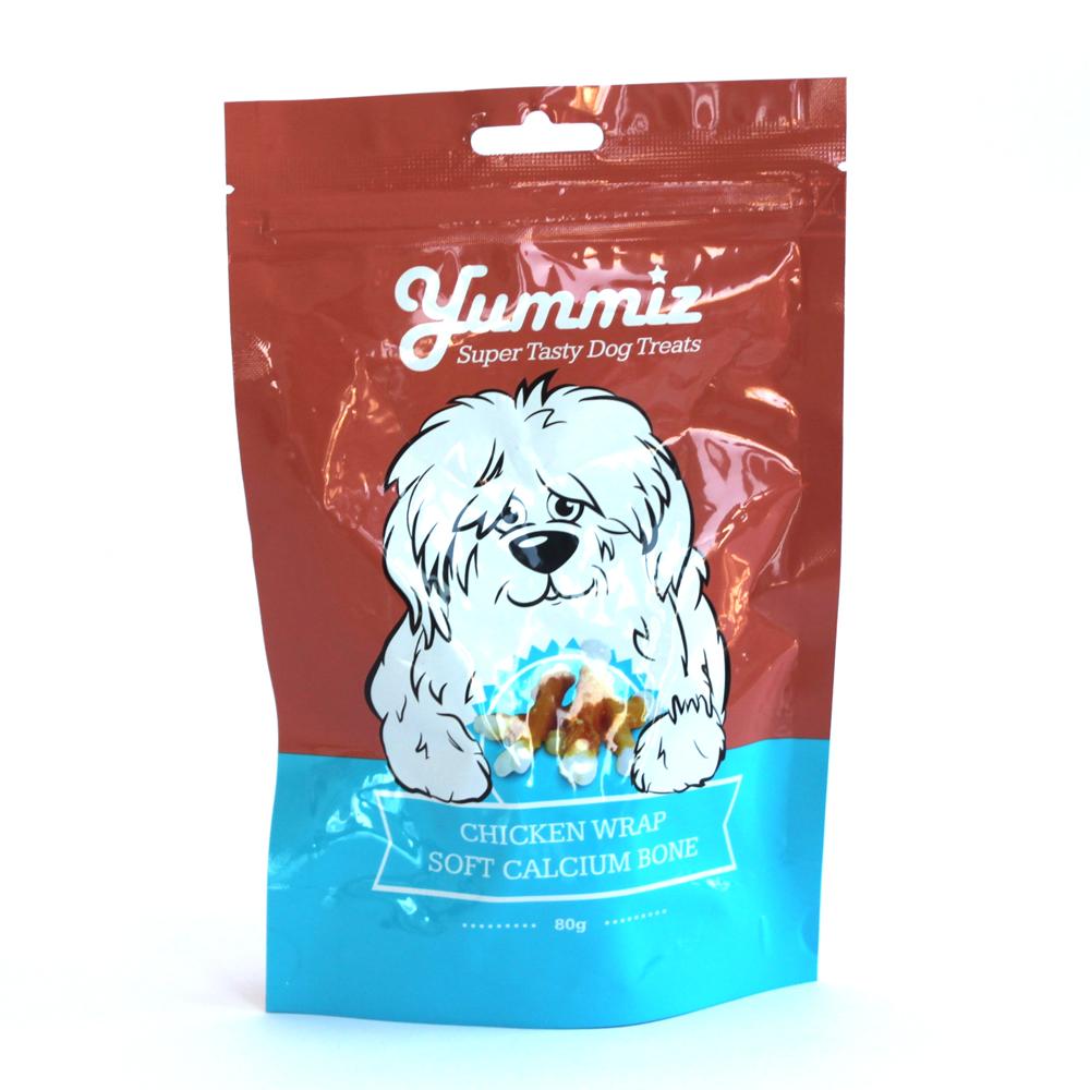 Yummiz חטיף יאמיז לכלבים - עצמות סידן עטופות עוף - Yummiz